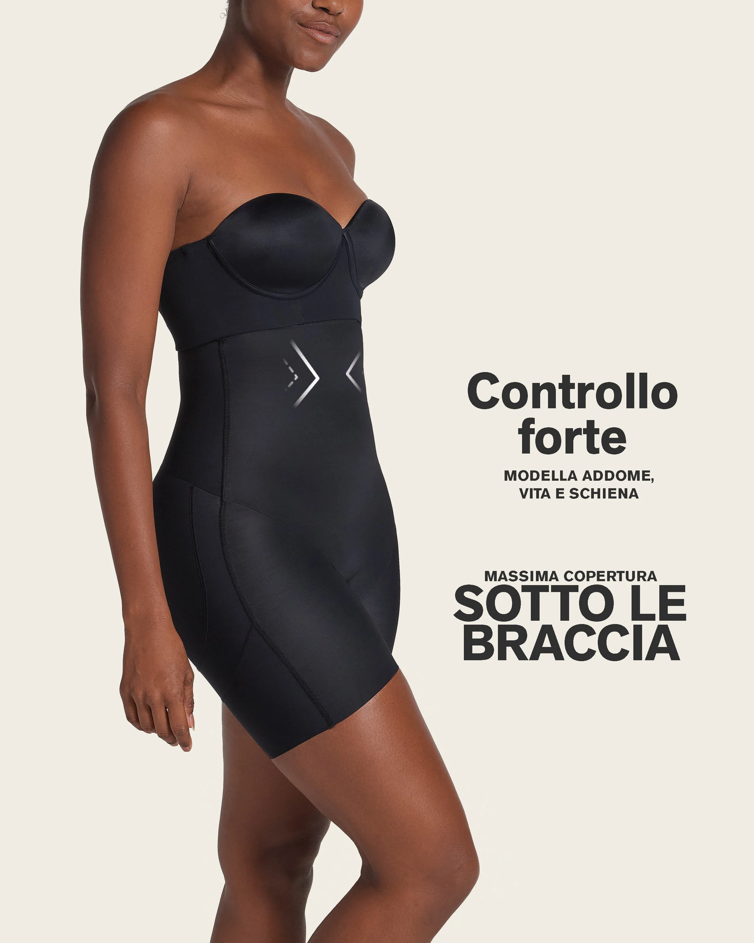 Strapless Sculpting Step-in Body Shaper with Short Bottom - Image 9