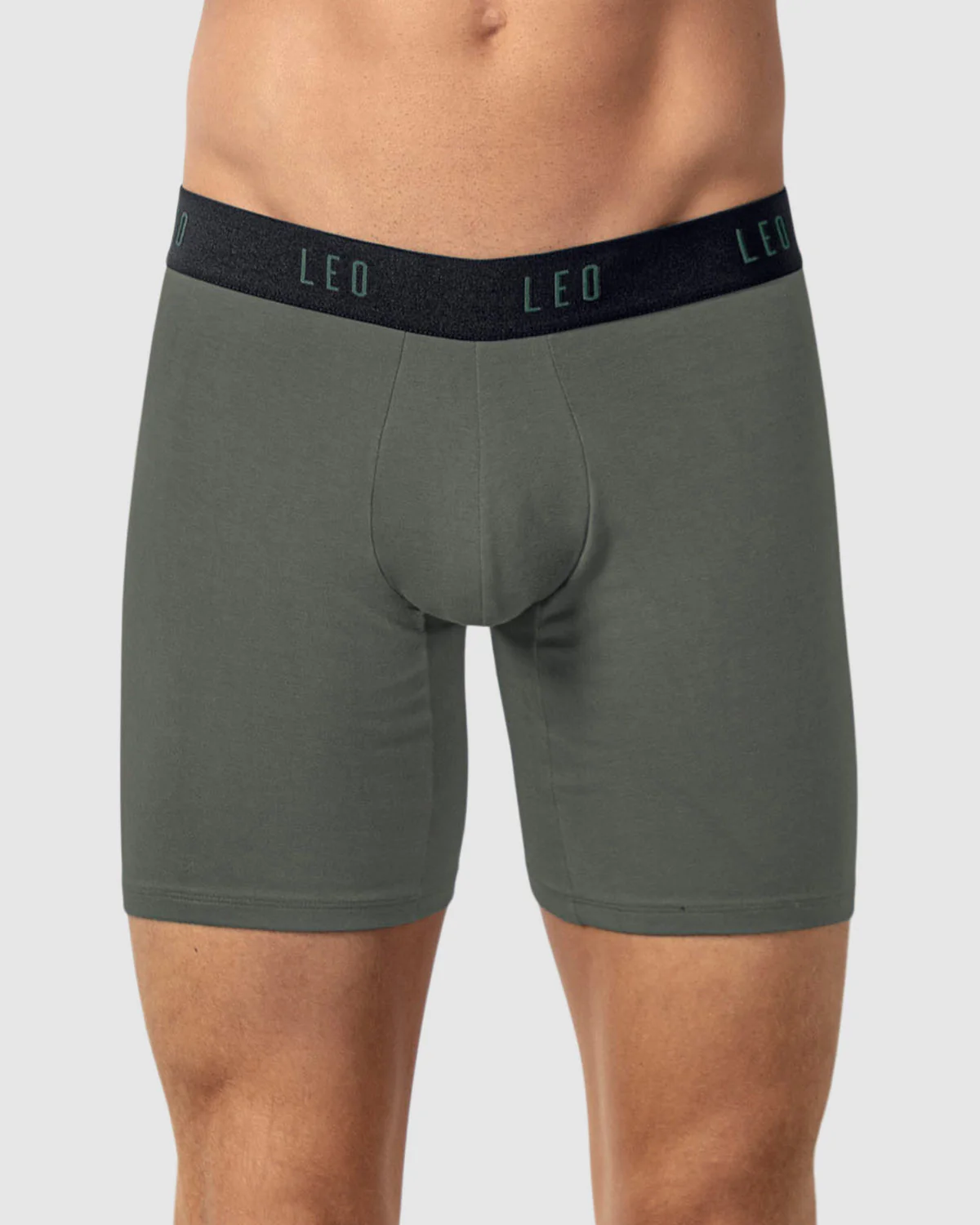 Stretch Cotton Mid-thigh Boxer Brief - Image 14