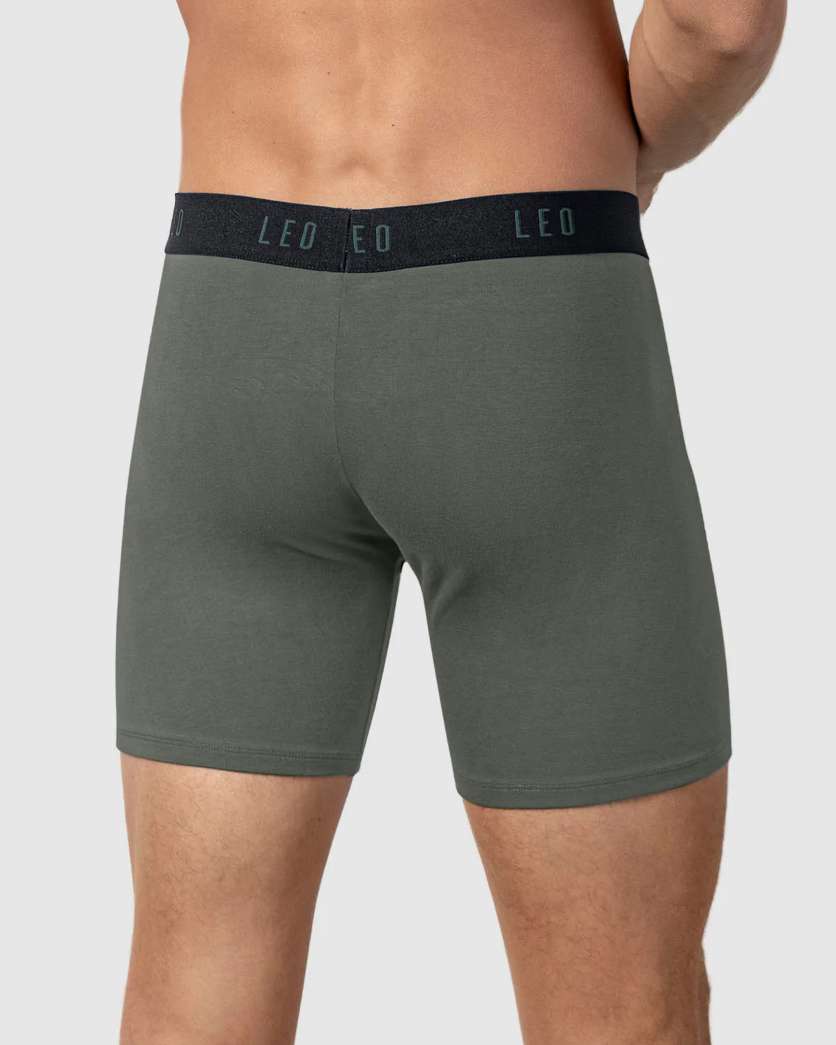 Stretch Cotton Mid-thigh Boxer Brief - Image 15