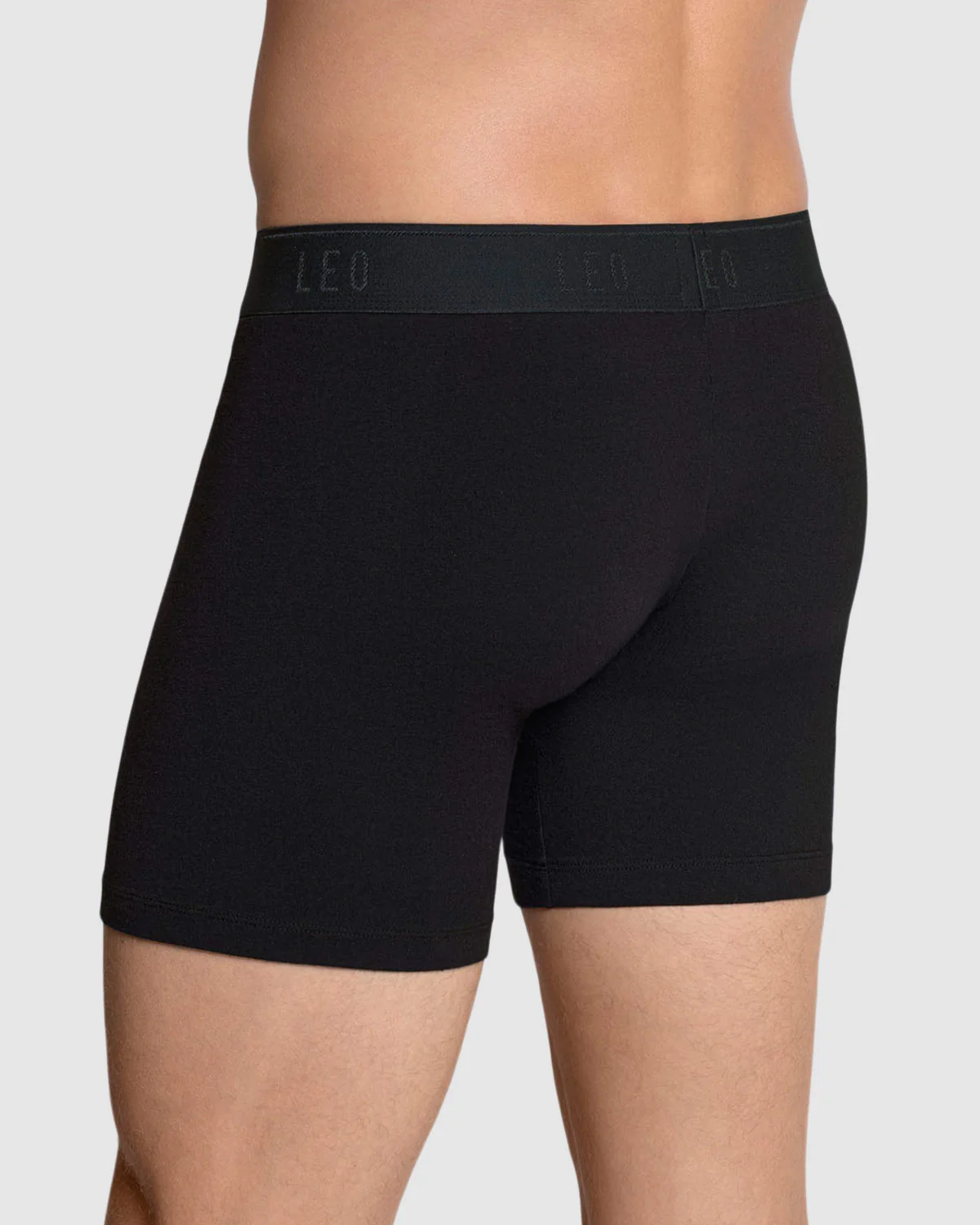 Stretch Cotton Mid-thigh Boxer Brief - Image 2