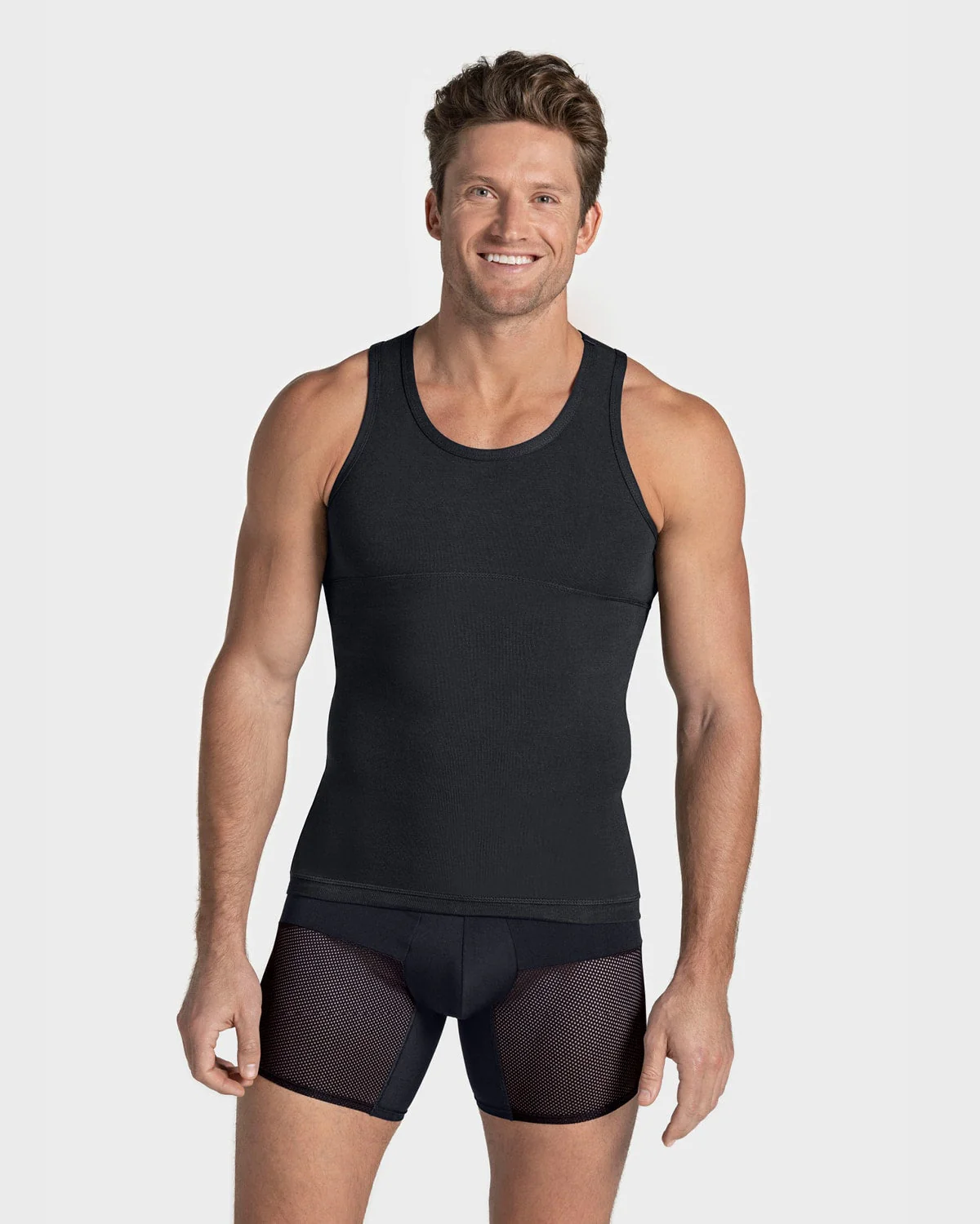 Stretch Cotton Moderate Shaper Tank - Image 6