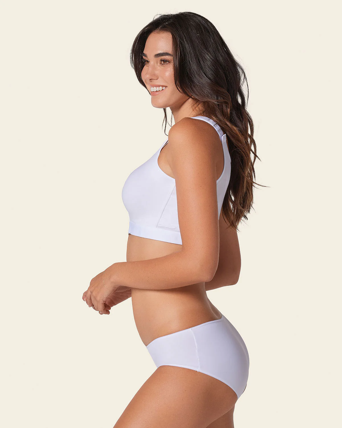 Stretch Cotton Wireless Posture Corrector Bra - Image 27