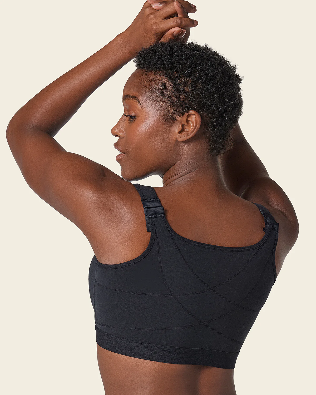 Stretch Cotton Wireless Posture Corrector Bra - Image 28