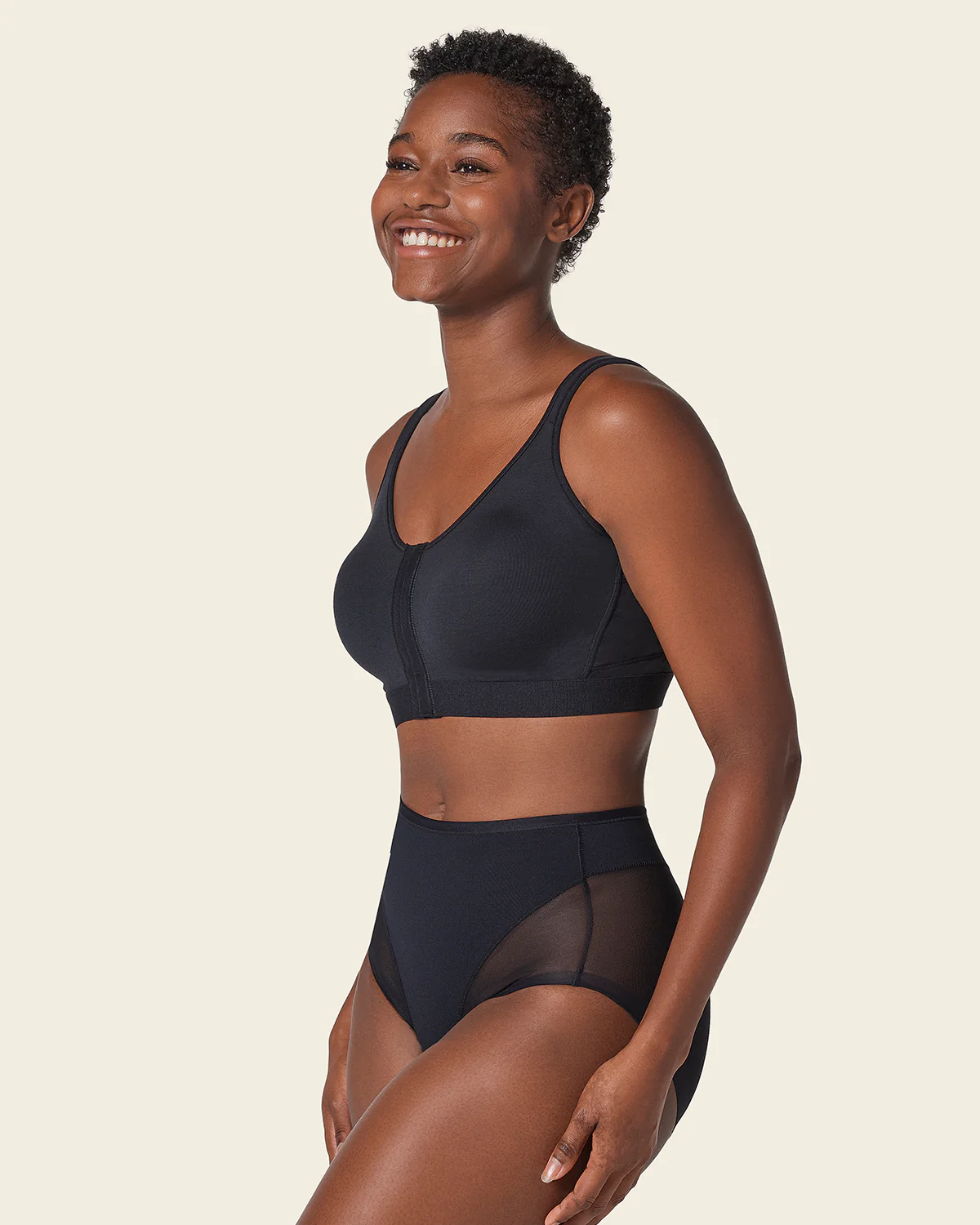 Stretch Cotton Wireless Posture Corrector Bra - Image 41