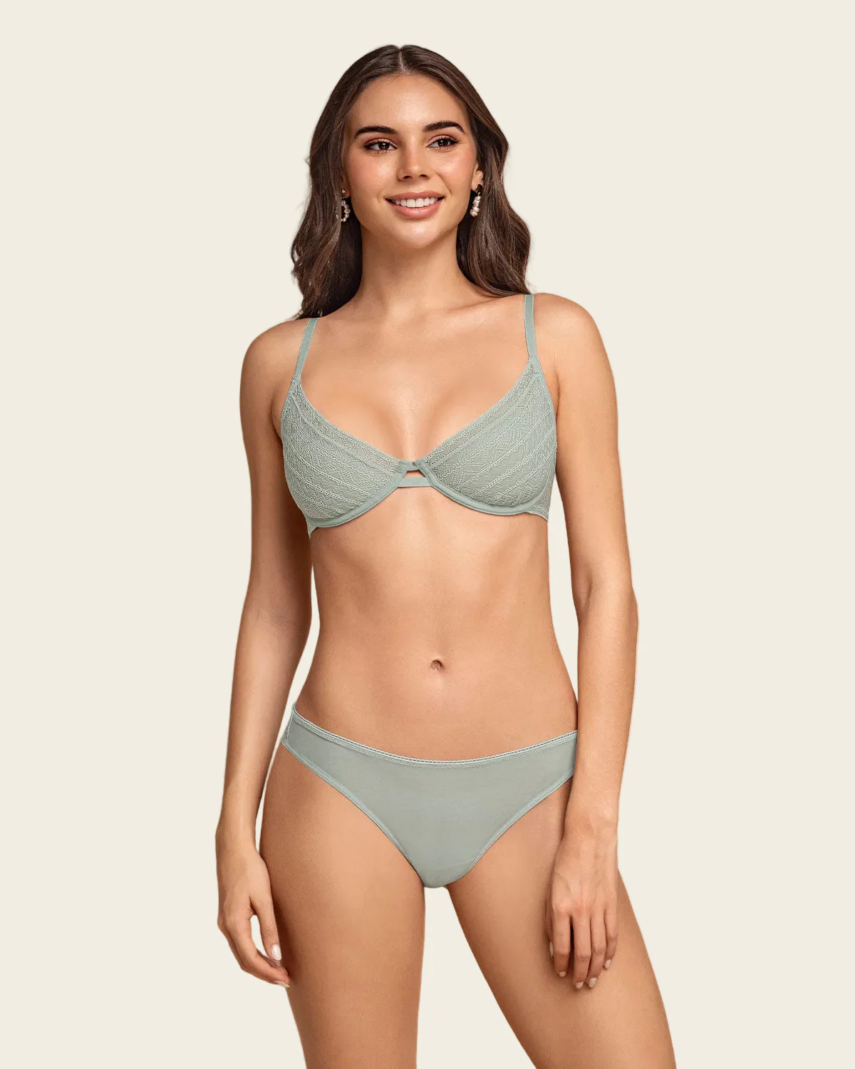 Super Light Unlined Bralette with Underwire - Image 3