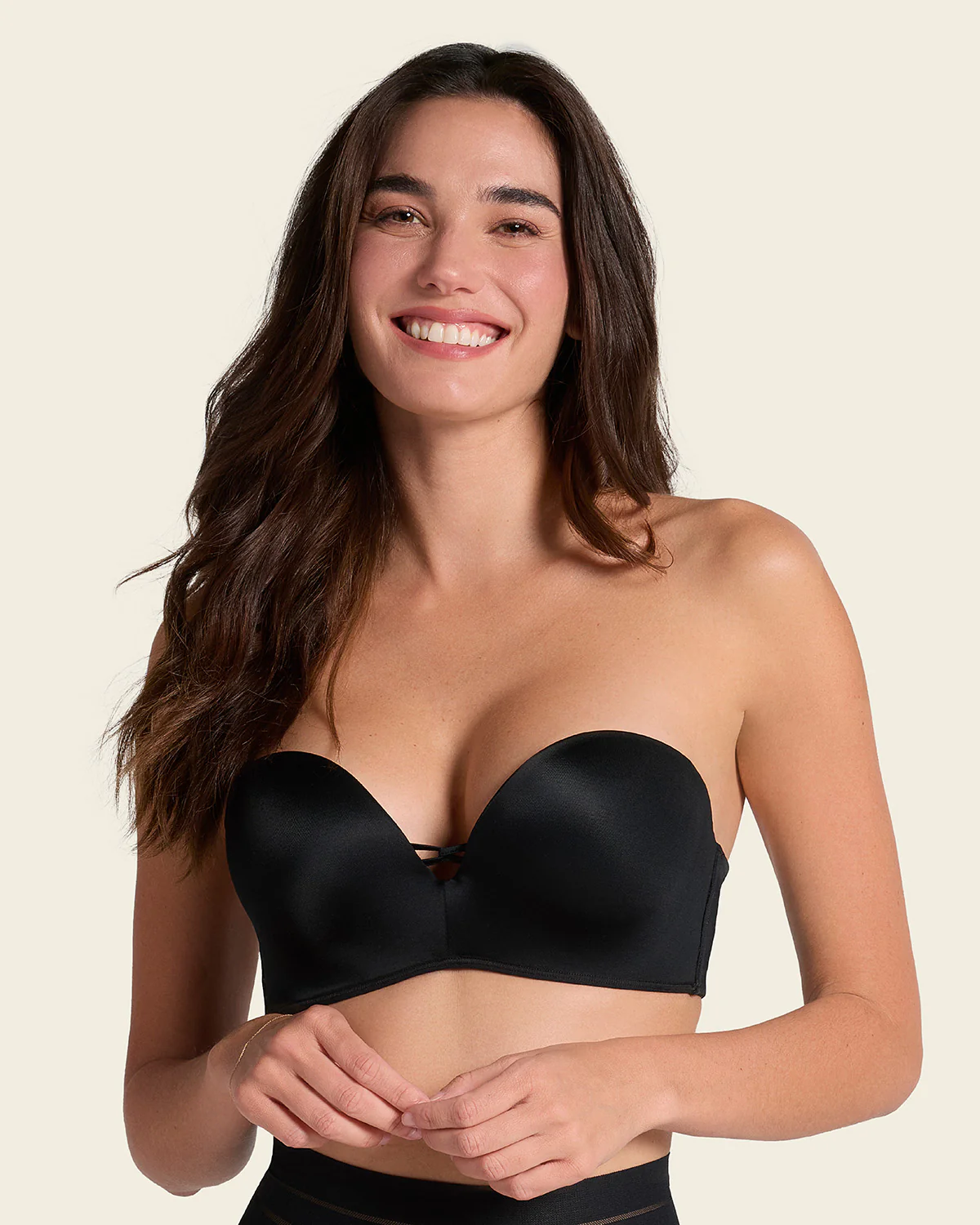 Triple Push-Up Strapless Bra