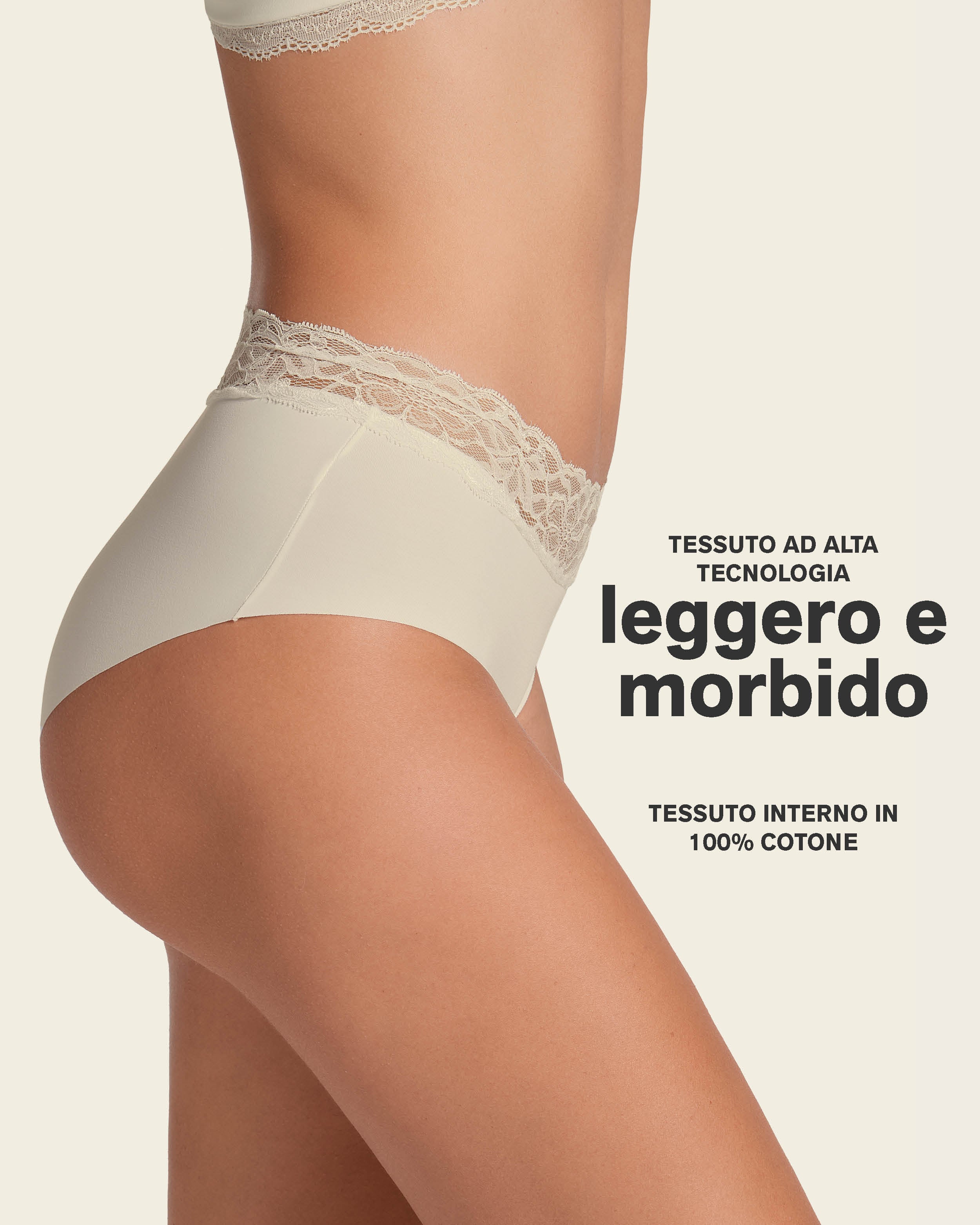 Ultra Light Lace Trim Hipster Knicker - Image 13