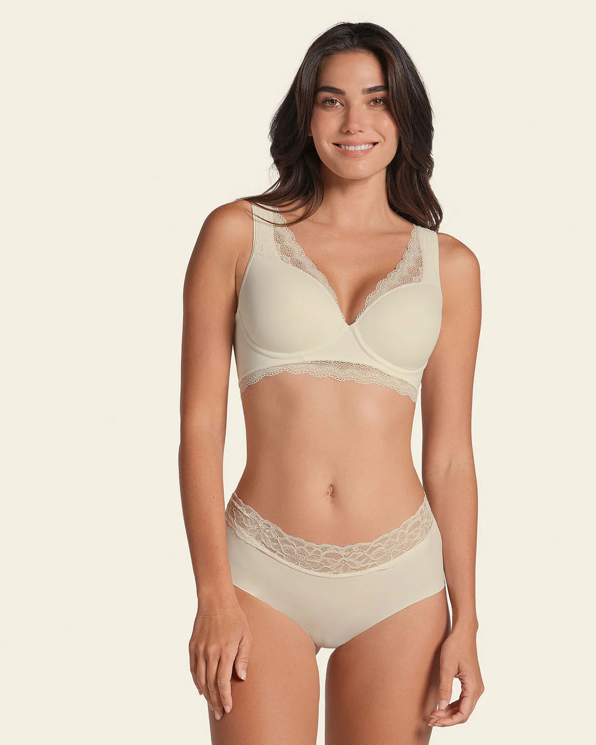 Ultra Light Lace Trim Hipster Knicker - Image 21