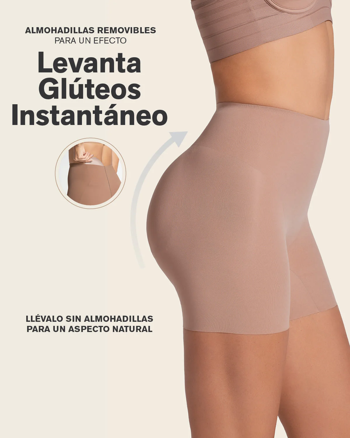 Undetectable Padded Butt Lifter Shaper Short - Image 6