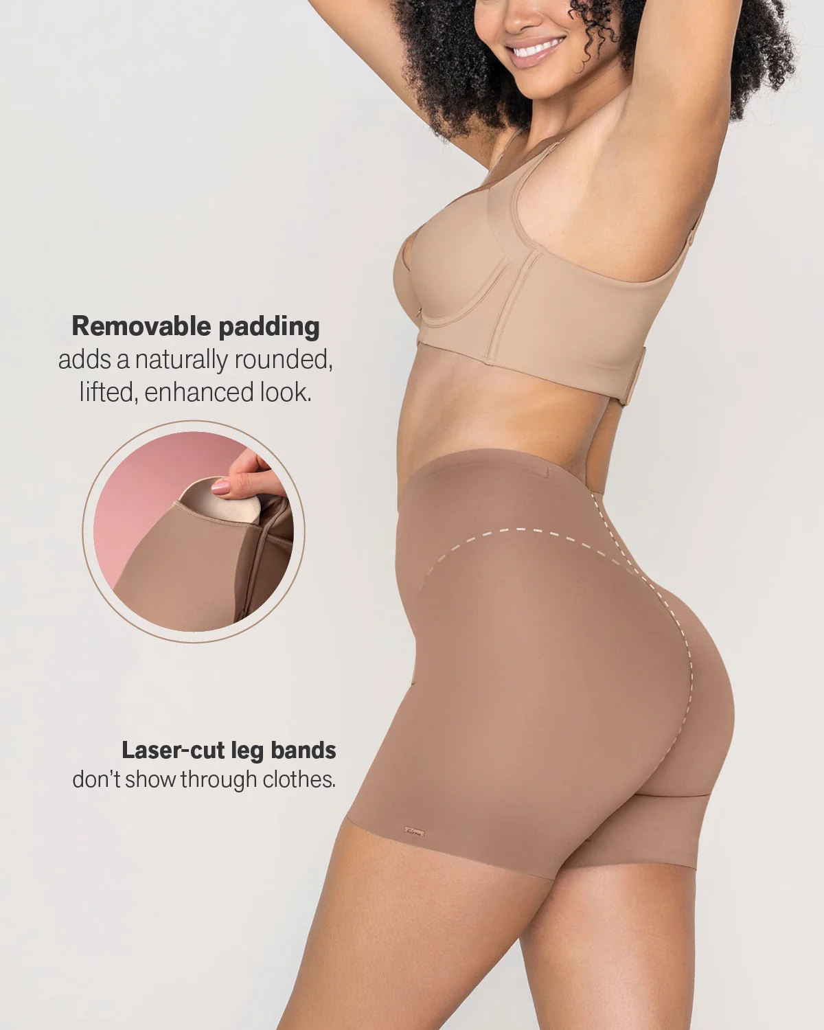 Undetectable Padded Butt Lifter Shaper Short - Image 9