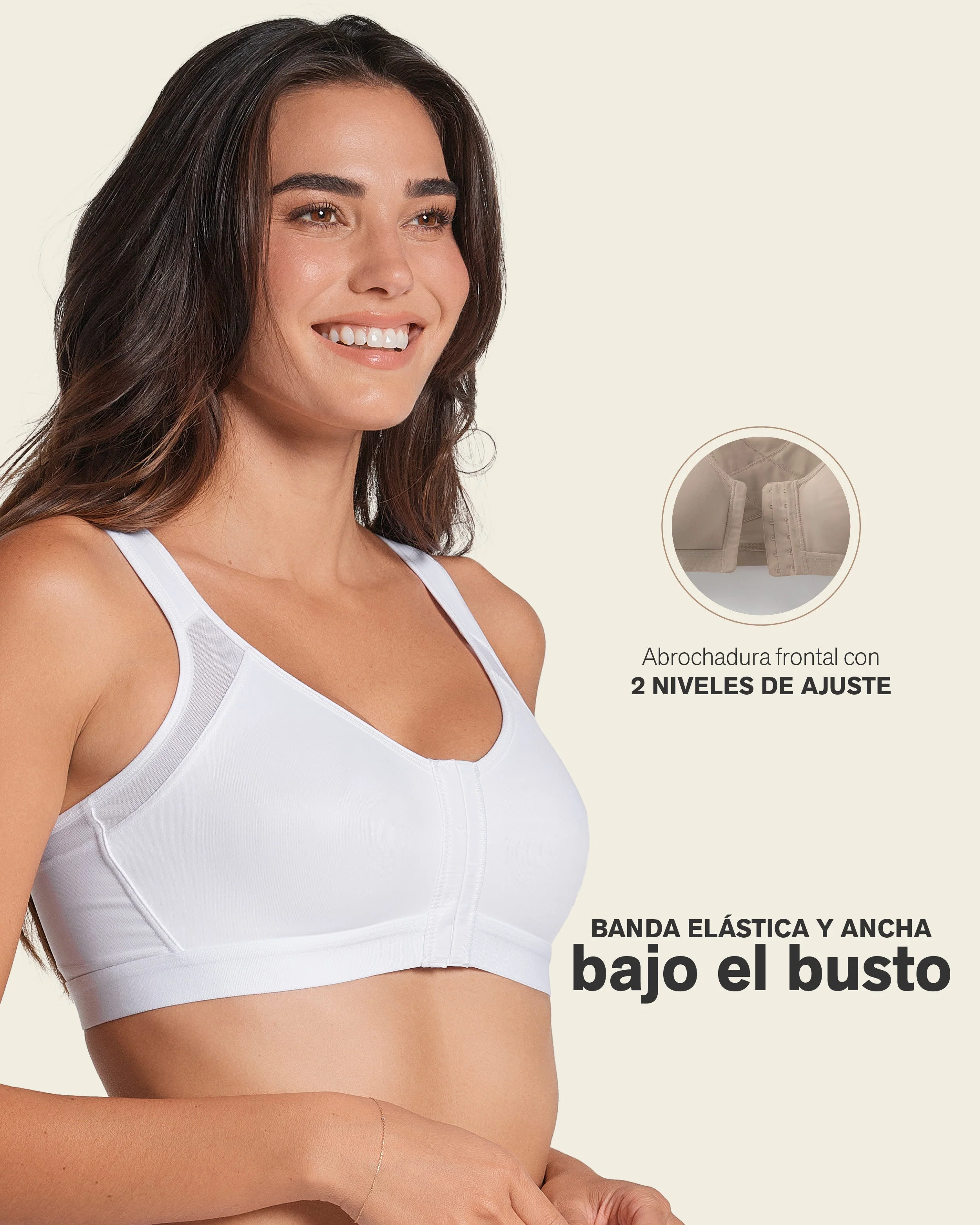 Unlined Wireless Posture Corrector Bra - Image 11