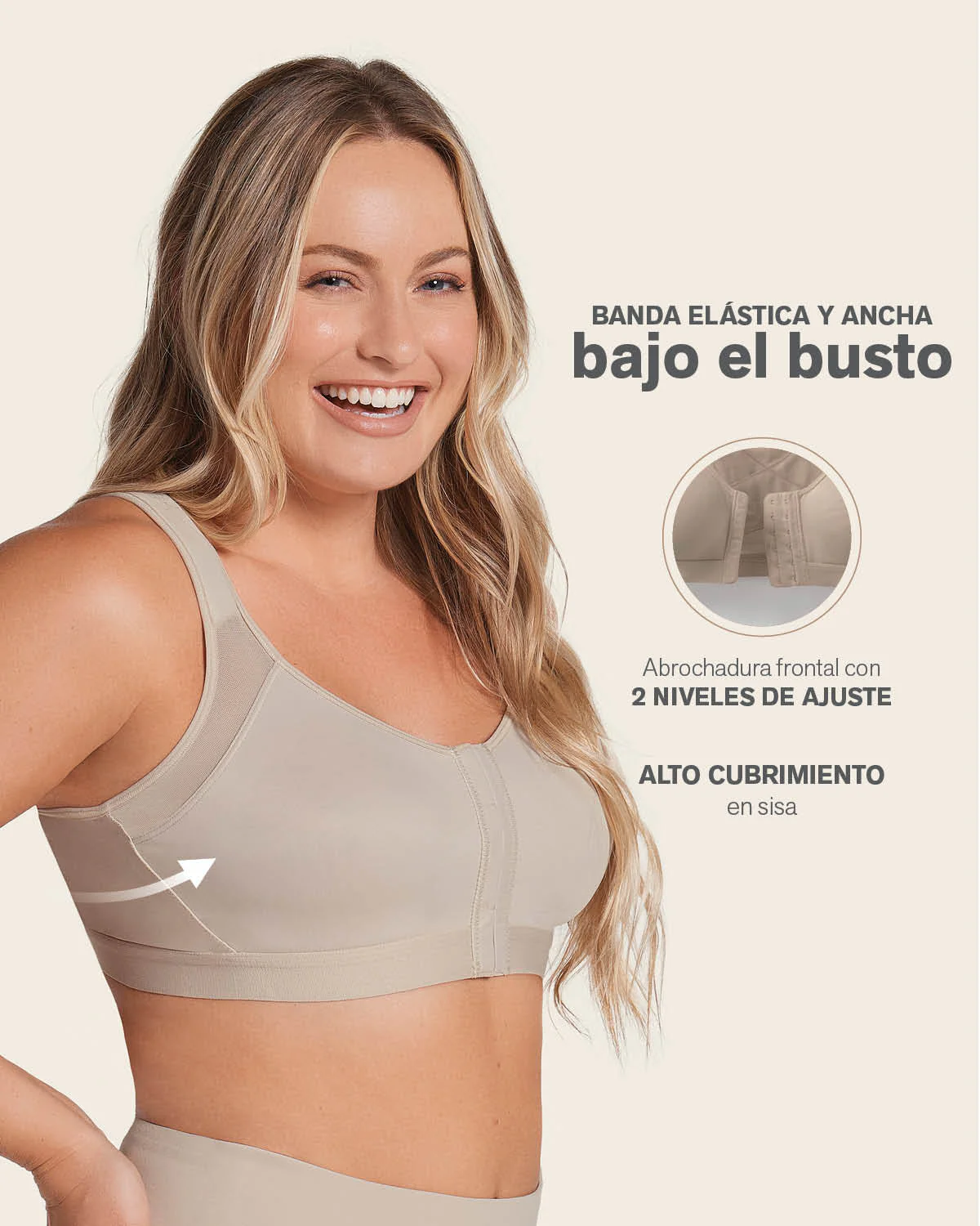 Unlined Wireless Posture Corrector Bra - Image 17
