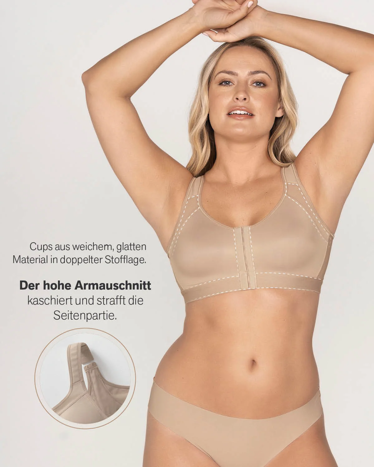 Unlined Wireless Posture Corrector Bra - Image 23
